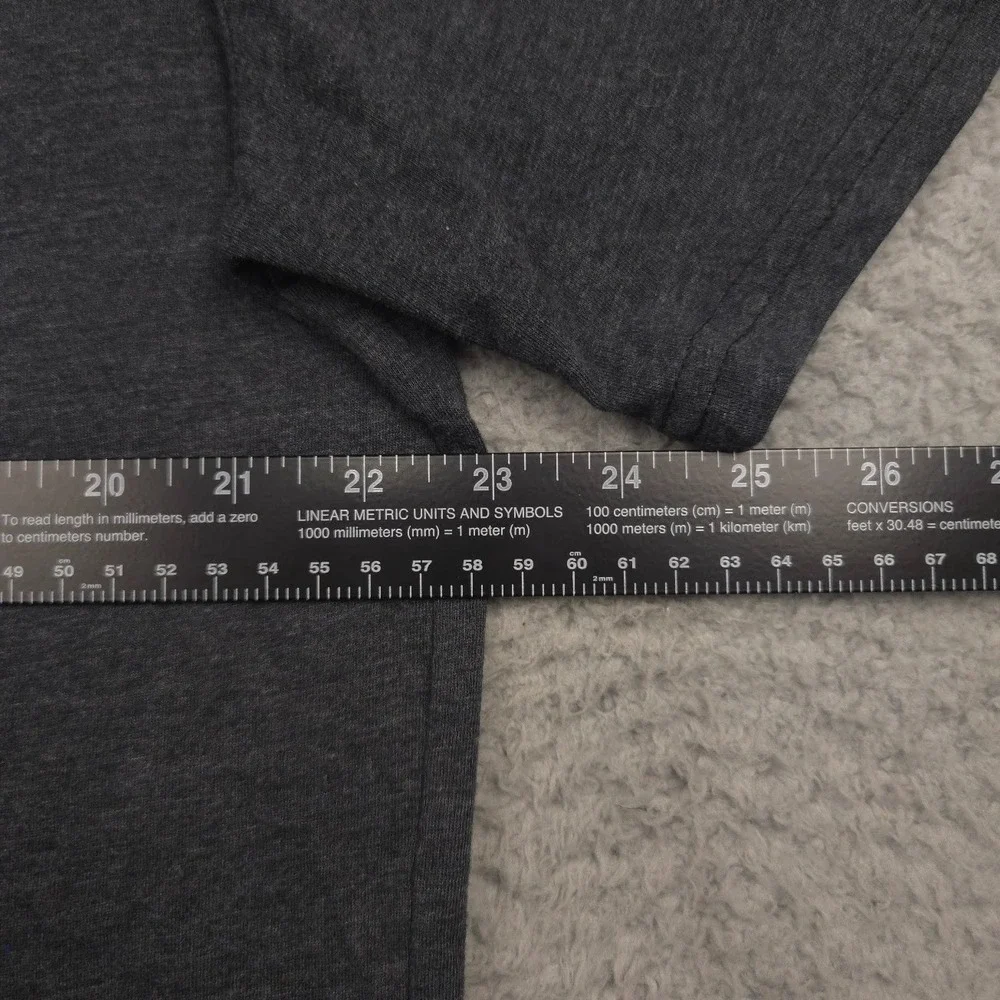 Under Armour T Shirt Loose Fit Cotton Blend Mens XL Charcoal Baseball Bubblegum